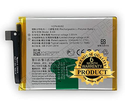 Image of THE BATTERY STORE Orignal B-E8 Battery for Vivo V11 / V11i / Y97 Battery with 6 Months WARRENTY and HIGH CAPICITY Battery Backup Battery(for B-E8)