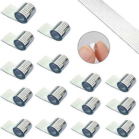 7200Pcs Mirrors Mosaic Tiles Disco Ball Mirror Tiles Self-Adhesive Real Square Glass Mirror DIY Tiles for Craft DIY ,Silver Rose Gold,15 Sheets (Silver) Cover