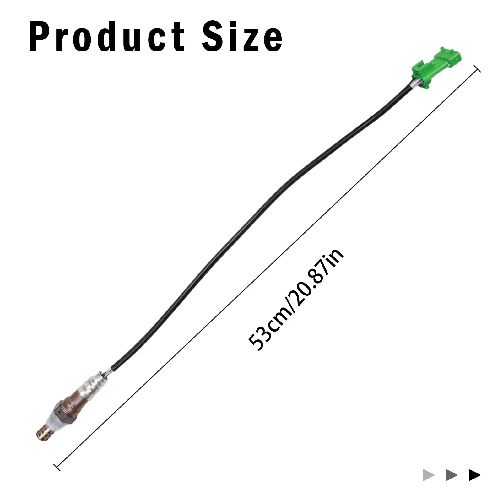 Sonde lambda pour Berlingo C2 C3 I C3 II C5 Saxo Xantia Xsara 106 2 206 207 306 307 406 Bipper 1.1L 1.4L 1.6L 1.7L 1.8L 2.0L 1994-2018 Sonde d’Oxygène 250-24811
