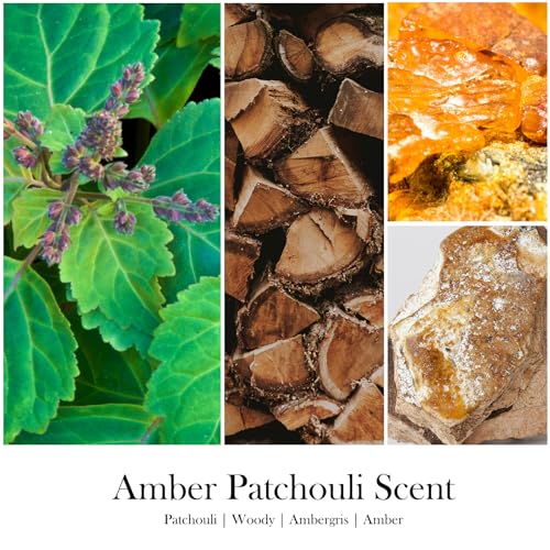 Auelife Scented Candles For Home - Amber Patchouli Scented Candle thumb #2