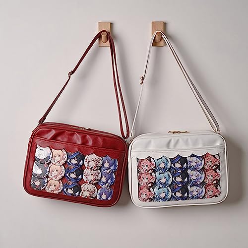 Ita Bag Women Clear Messengers Bag Girls JK Bag Sweet Shoulder Bag Japanese Style Girls Purses and Handbags, White4
