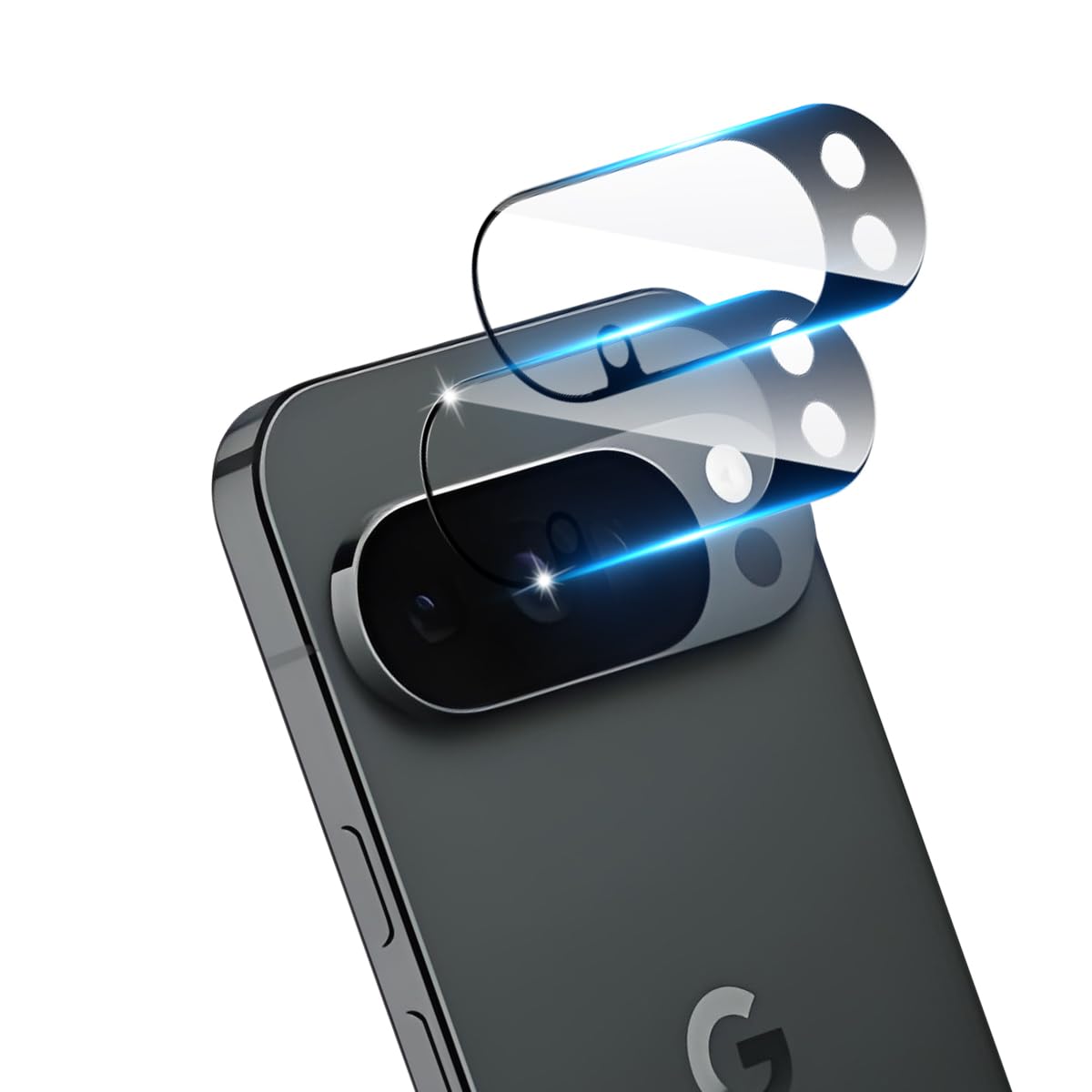 対応 google Pixel 10 Pro カメラフィルム 【2枚セット 日本旭硝子 硬度9H】 グーグルピクセル10プロ 用 レンズフィルム