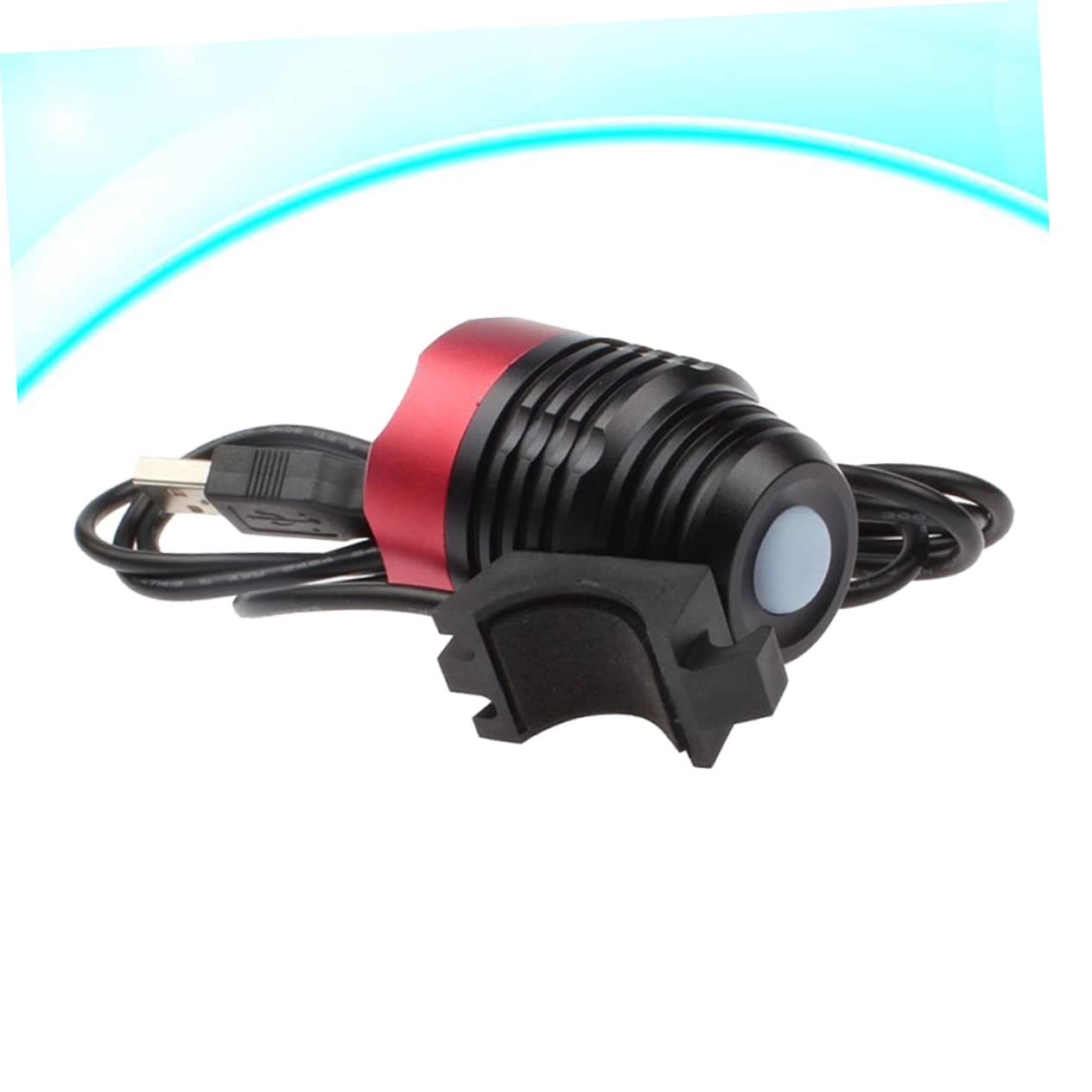 YARNOW 2 Piezas Linterna de Seguridad para Ciclismo luz Trasera de Bicicleta Luces de Bicicleta Luces LED luz de Bicicleta USB Bicicleta de montaña lámpara de Cabeza Faro l2
