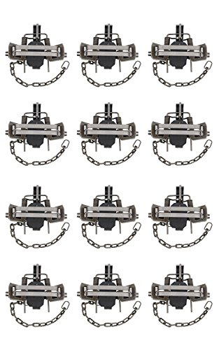 Redneck Convent RC Animal Traps Large Animal Trap Leg Trap Foot Traps for Coyote, Lynx, Bobcat Trap no. 3 CS OS (0501) 6in Offset 1-Pack - Thumbnail 2