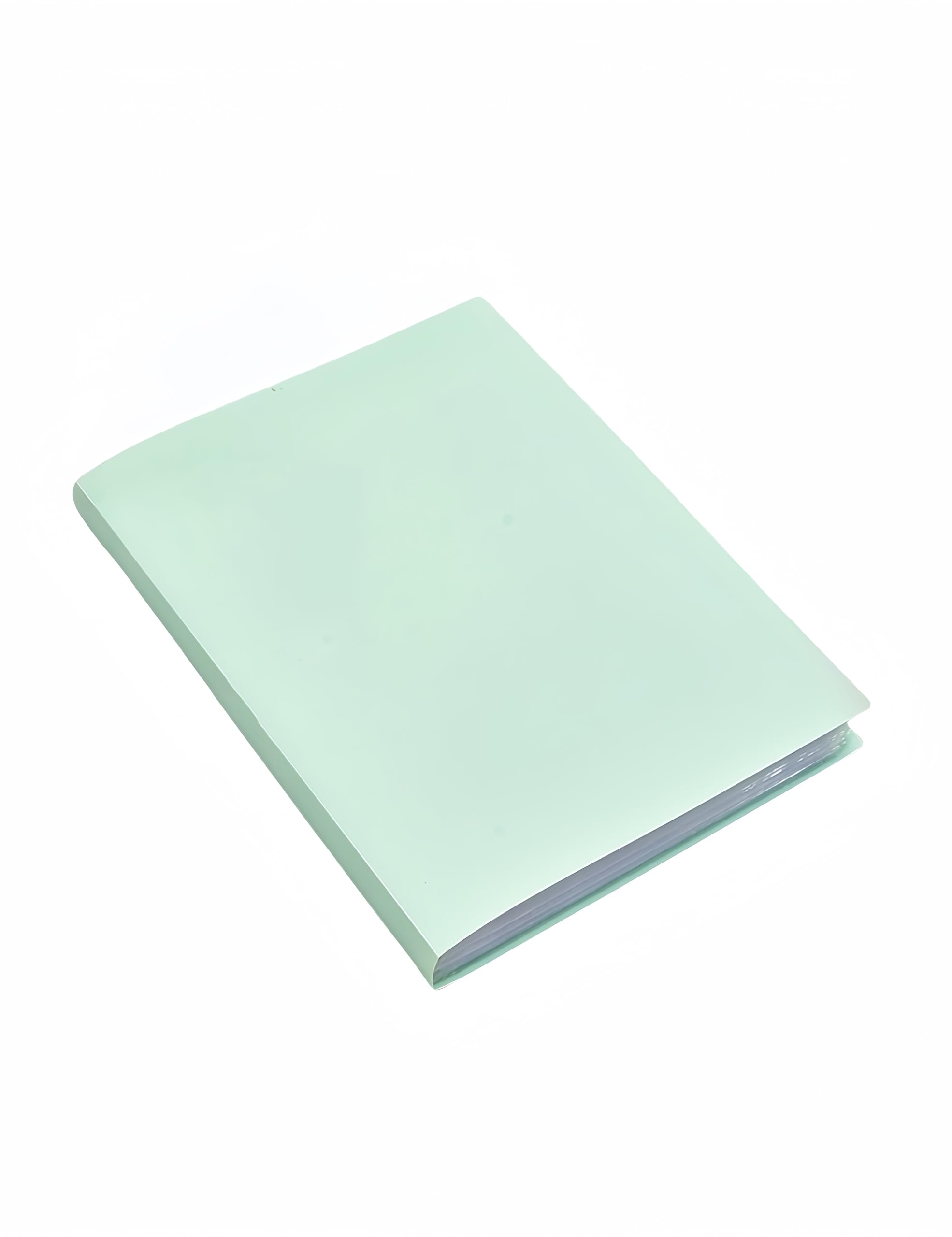 30 Pocket Art Portfolio Presentation Binder with Plastic Sleeves,Portfolio Folder with Clear Sheet Protectors,The Storage Assistant for Files and Test Papers（Green）