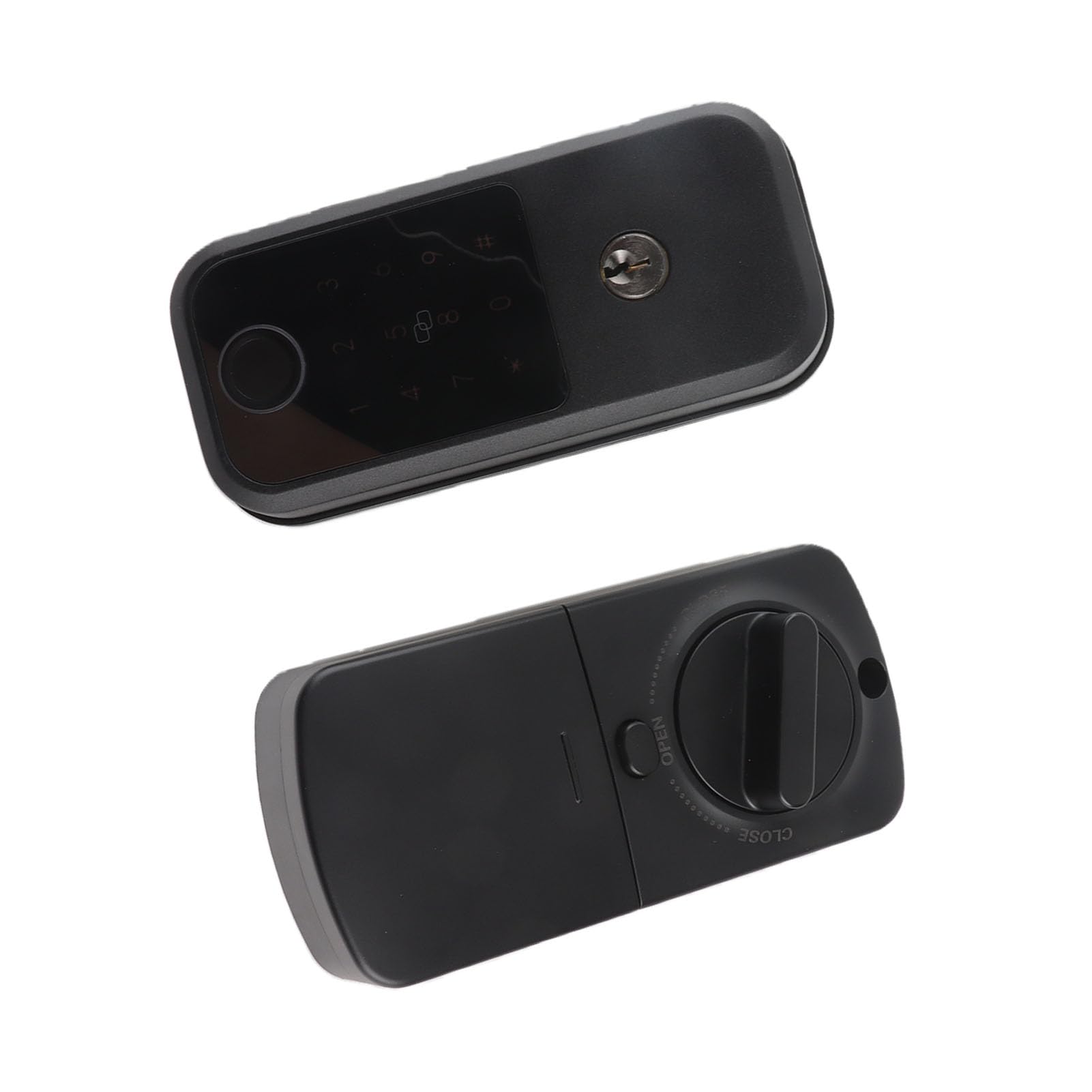 Cerradura de Puerta Inteligente Electrónica, Entrada sin Llave con Huella Dactilar, Aplicación Bluetooth con Construcción de Aleación de Zinc para Seguridad del Hogar