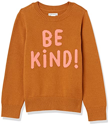 Image of Amazon Essentials Girls and Toddlers' Knitted Pullover Crewneck Sweater