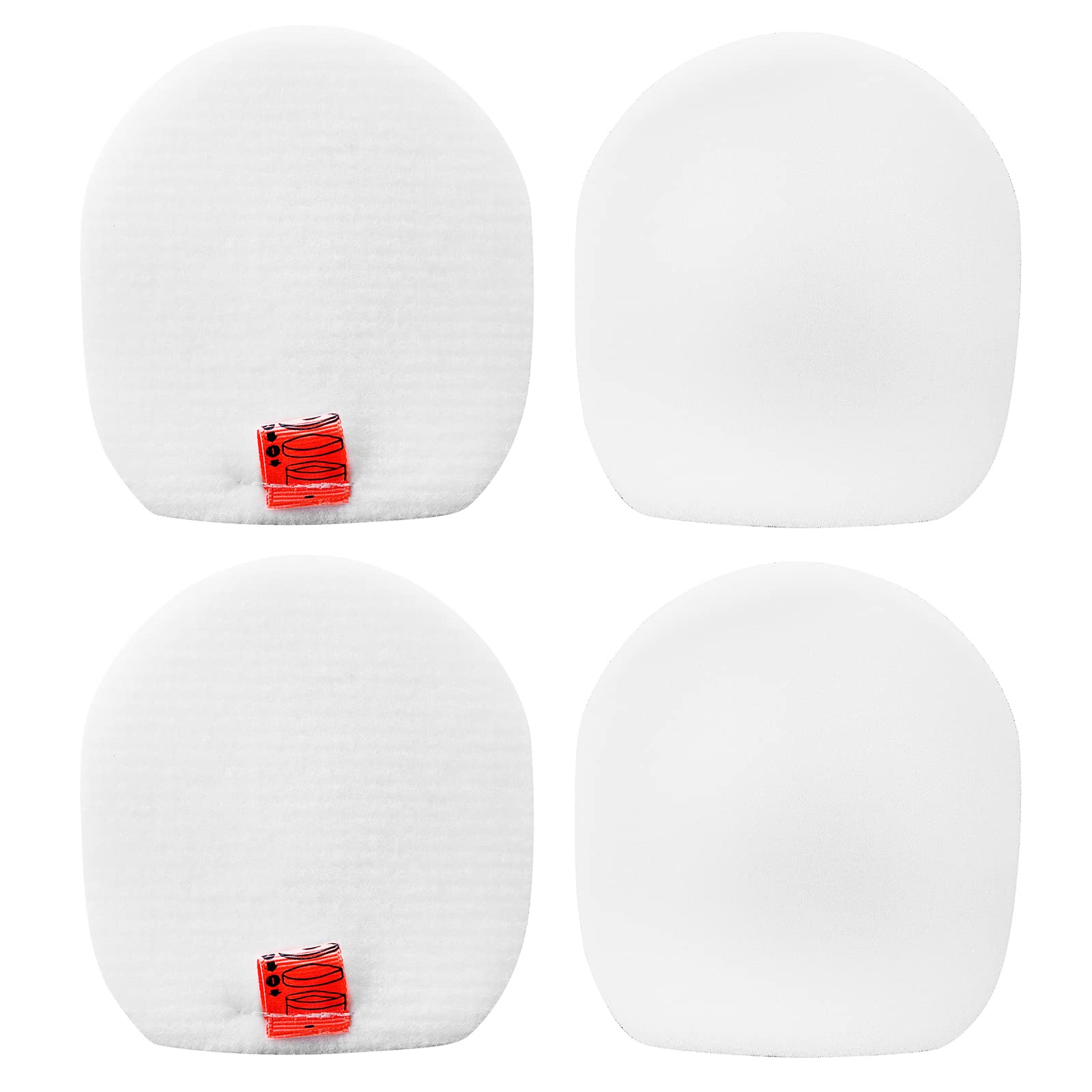 4Pcs Foam Filter Felt Filter For Shark IZ140,IZ142,IZ162H Anti Hair Wrap Pet Corded Vacuum Cleaner
