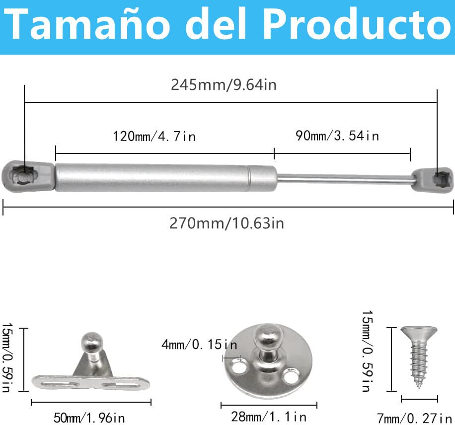 Pistones de gas industriales 20 Imagen adicional
