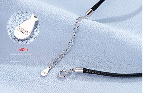 Collar con colgante de silbato en plata 925 unisex 3