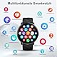 Smartwatch Herren Damen, 1,39 HD Touch Smart Watch mit Bluetooth Anruf, 112+ Sportmodi Fitness Tracker Uhr SpO2 Pulsuhr Schlafmonitor Schrittzähle, IP68 Wasserdicht Watch für Android iOS Schwarz