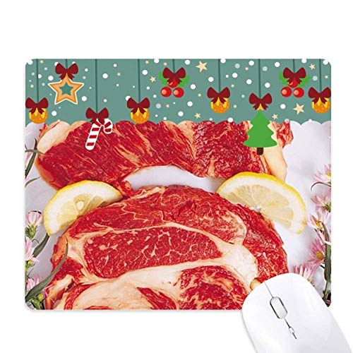 Tapis de souris viande crue en caoutchouc pour égayer votre espace de travail