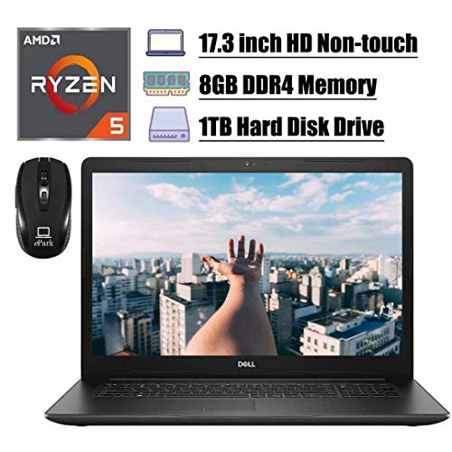 2020 Premium Dell Inspiron 17 3785 3000 Business Laptop, 17.3" HD+ Non-Touch, AMD