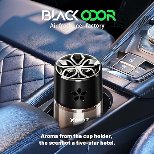 Image of BKN BLACK ODOR Combo Car Glass Bottle & Gel Air Freshener Perfume | Effective Odor Eliminator & double-sided Tape | Car Interior Fragrance Deodoriser (Pack of 2, BO-13 & BO-01)