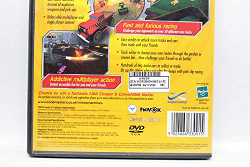 MICRO MACHINES V4 / JEU PC / NEUF SOUS BLISTER / VERSION FRANCAISE