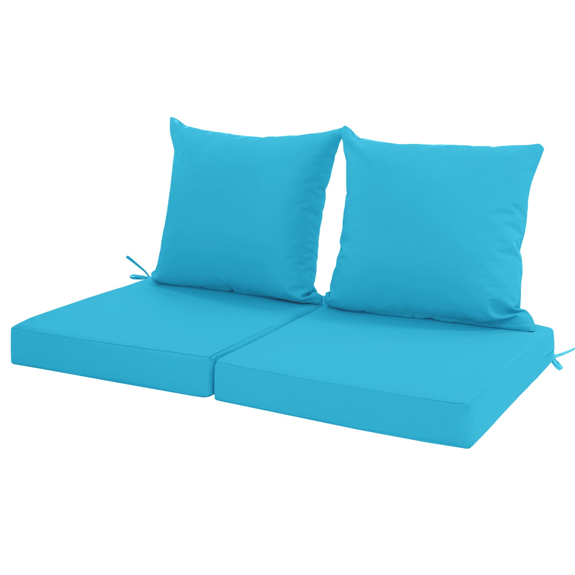 Outdoor Cushions for Patio Furniture, Waterproof Outdoor Chair Cushion w/Fade-Resistant, Removable & Machine-Washable Cover, 22x22 Inch, Deep Seat