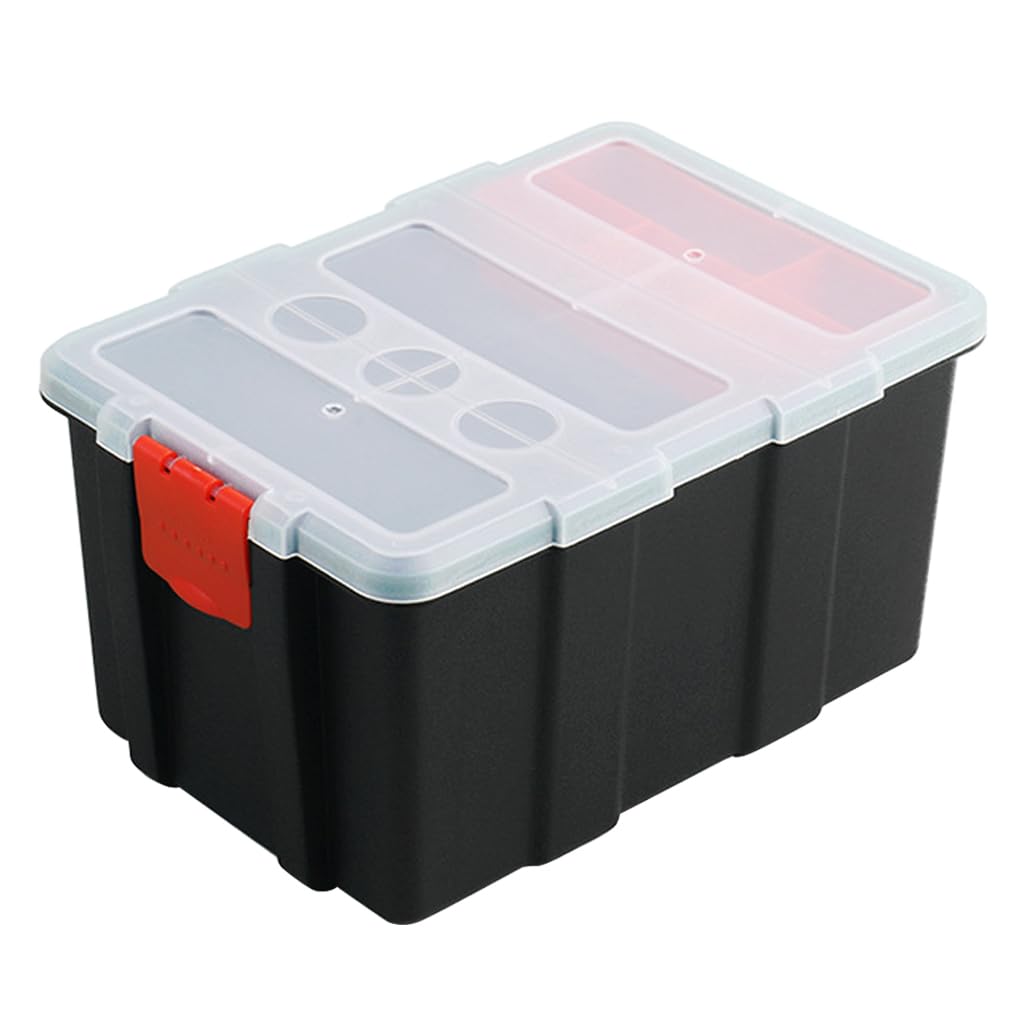 Serplex® Tool Box Tools Organizer Case with Transparent Lid Small Hardwares Accessories Storage Box Multi Compartments Design with Removable Dividers Organizer Box for Screws, Nails, 22x13.5x12cm (B0D8W7DVMB) Amazon Price History, Amazon Price Tracker