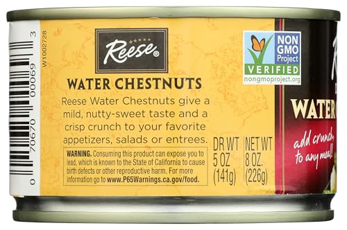 Image of Reese Diced Water Chestnuts - 8 Ounces