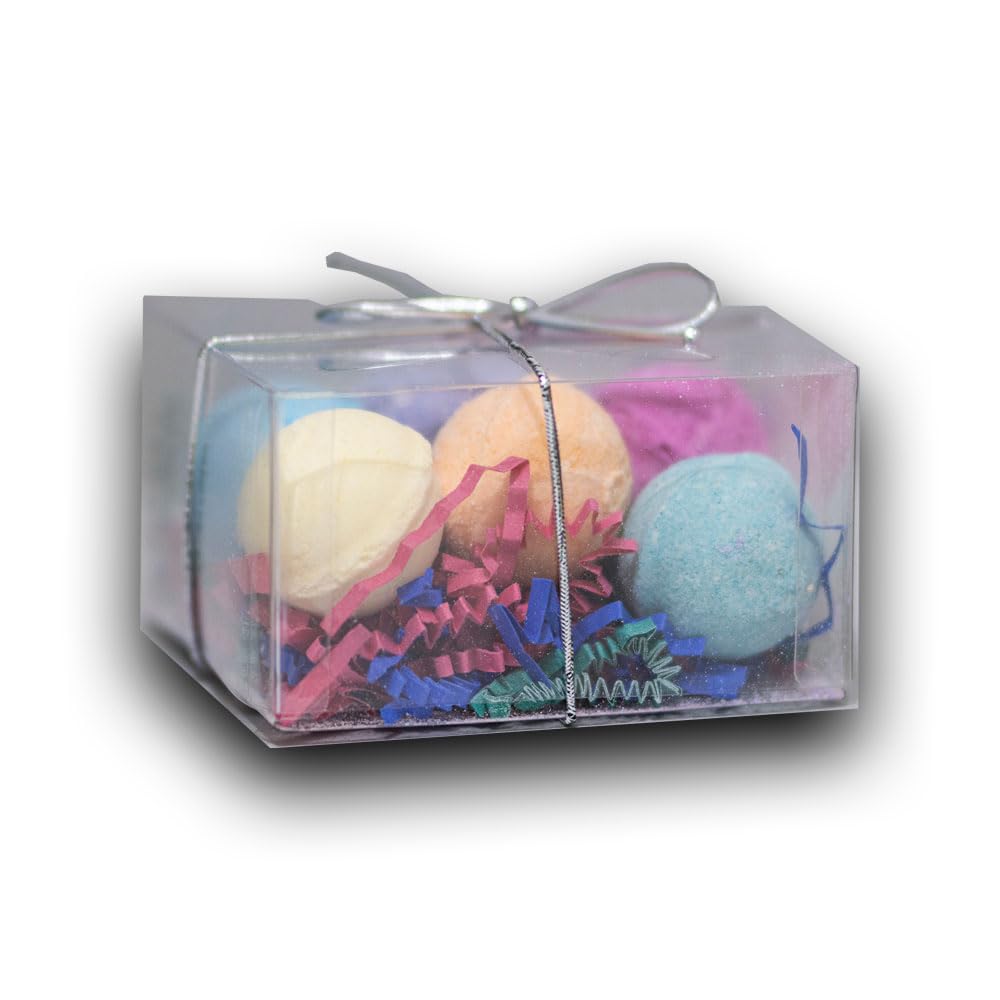 Mini Fizzy Bath Bombs 7 Pack - Misty Mountain Soap Co.