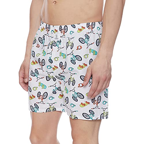 Image of Longies Men's Cotton Printed Regular Boxer Shorts
