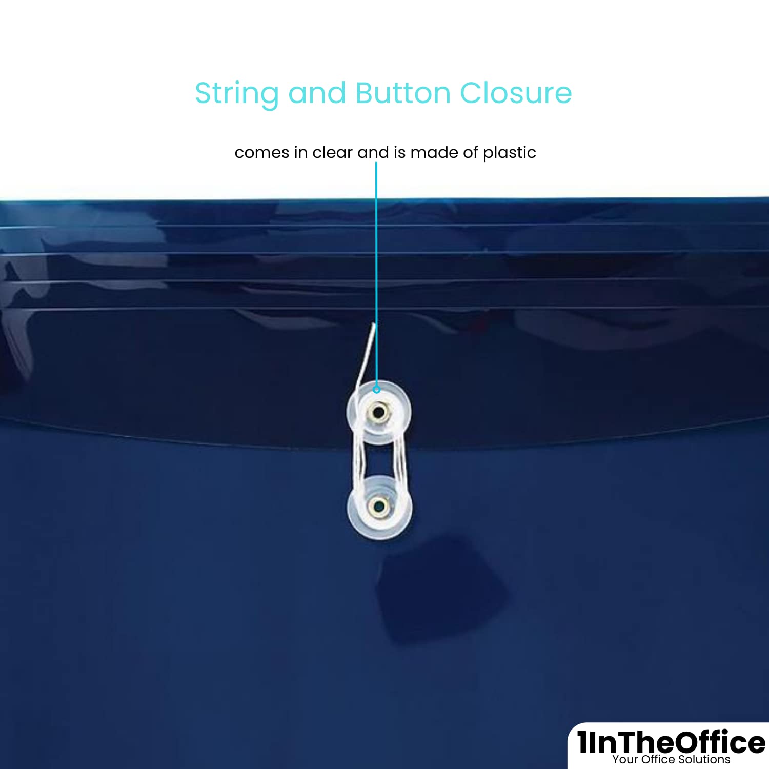 Snapklik.com : 1InTheOffice Poly Envelopes Button & String Closure