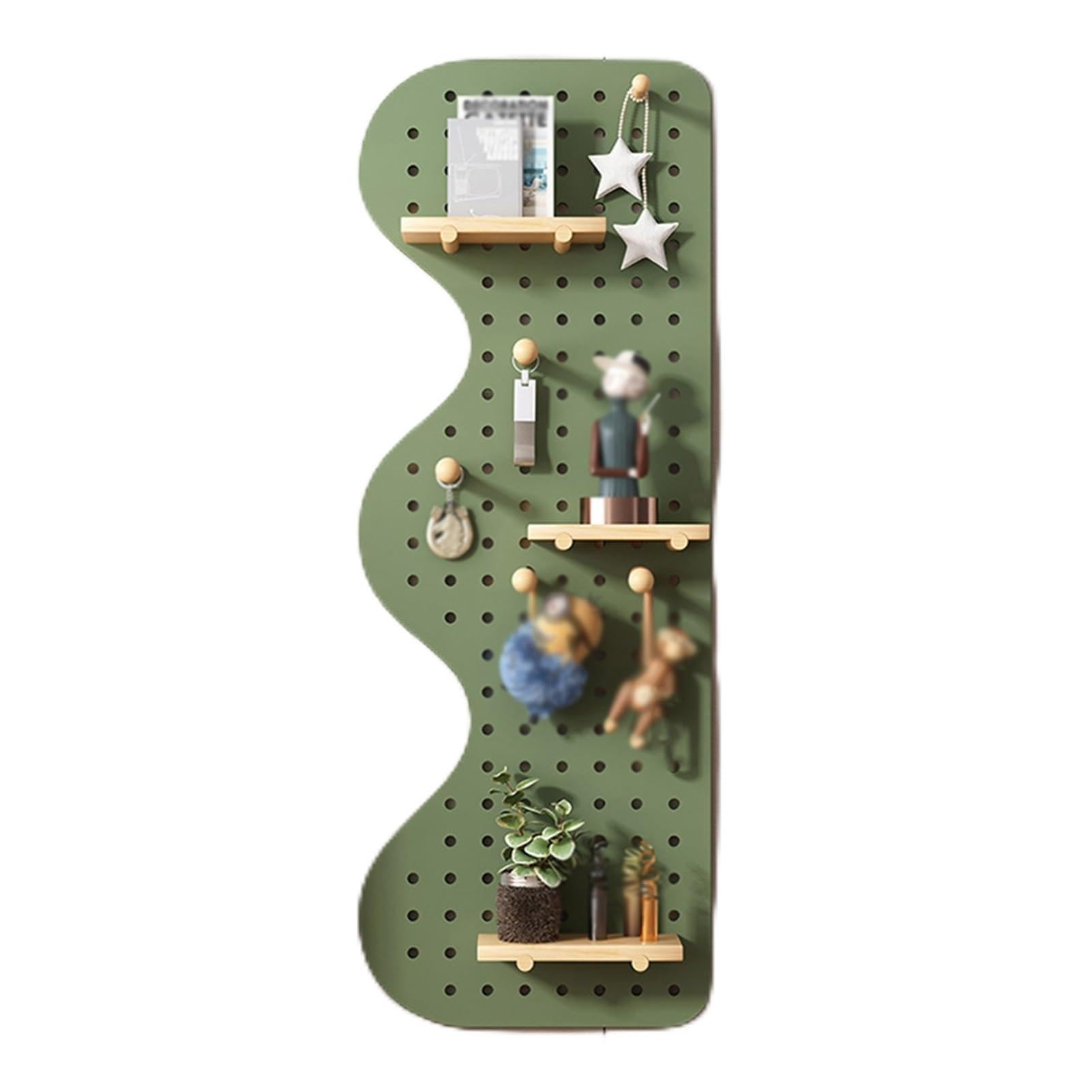 Kit pannello forato fai da te pannello forato da parete spesso 1,6 cm, pannello da parete per organizzazione espositiva, pannello da parete per cucina, garage, stanza dei lavori ma