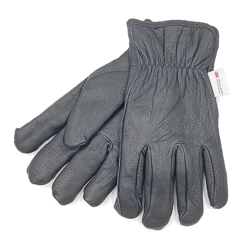 WHITE FIELD DESIGN ウインター レザーワークグローブ ブラック