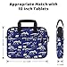 Choco Mocha 12.5 Inch Kids Dinosaur Tablet Sleeve Bag for Boys, Navy, Polyester