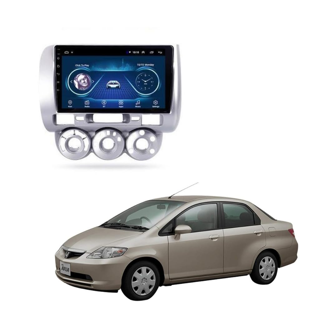 Android 9台ジャンク Honda City ZX (2004-2008) Android Stereo With 360 Degree Camera