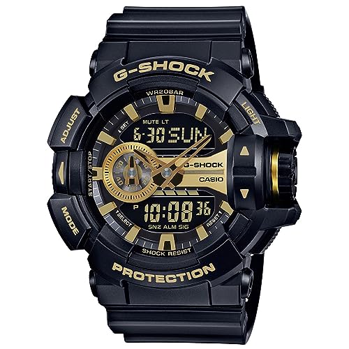 Casio G-Shock GA-400GB-1A9DR Analog-Digital Gold Dial Men Watch Black Resin Strap (G651) deal from amazon