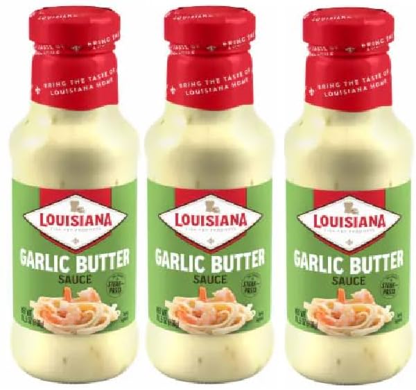 Garlic Butter Sauce delicious on steak and pasta (Pack Of 3 Bottles) 10.5 oz.