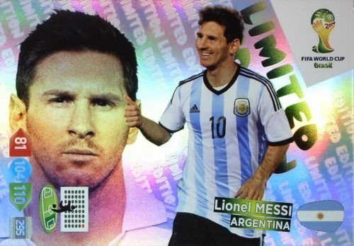 FIFA World Cup 2014 Brazil Adrenalyn XL Lionel Messi Limited