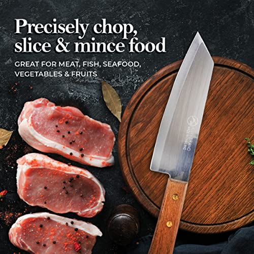 Kiwi Messer 16,5 cm mit Holzgriff zum Kochen