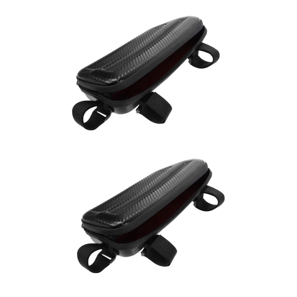 VANZACK 2pcs Bicycle Bag Capacity Bike Pouch for Front Frame Storage Lightweight and Scratch Design Convenient Cycling Accessory for Daily Essentials