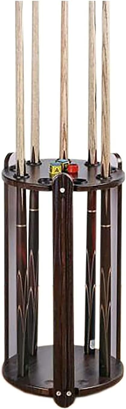 Pool Cue Rack, Pool Sticks Holder,Home/Clubs/Schools Round Floor-Corner Modern Standing Cue Stick Holder - Holds 9 Sticks GYL240629