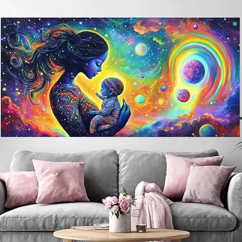 Grand Diamond Painting 70x140cm Nouveau 2026 | Idée Cadeau Loisir Créatif