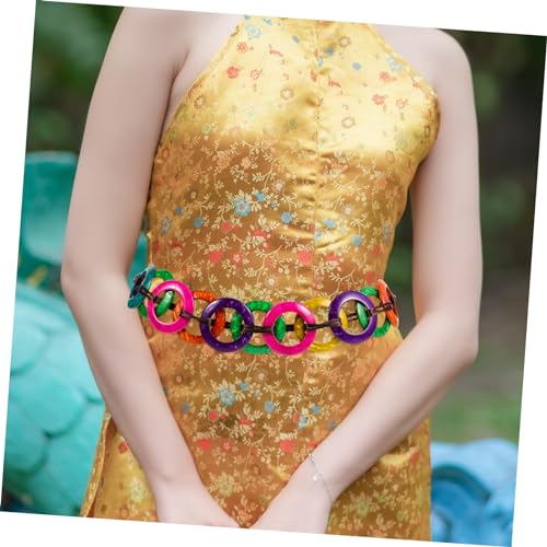 Multi Colored Woven Waist Belt for Women Adjustable Tie Back Rope Belt Fashion Decorative Waistband for Dresses Skirts Parties and Casual Wear4