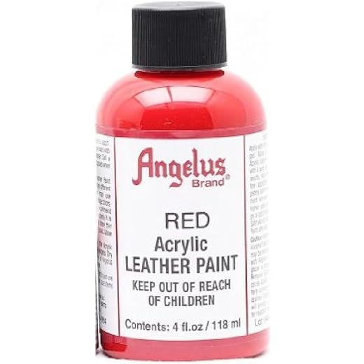 Angelus Acrylic Leather Paint Red 4oz