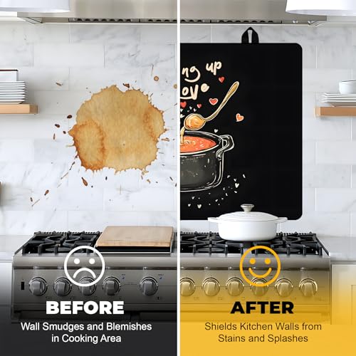 Image of Stove Top Cover for Electric Stove,Glass Stove Top Cover, Heat Resistant Glass Cooktop Cover, Stovetop Protector, Kitchen Decor, Dish Drying Mats Cover for Ceramic Washer Top 28.5x20.5 inch