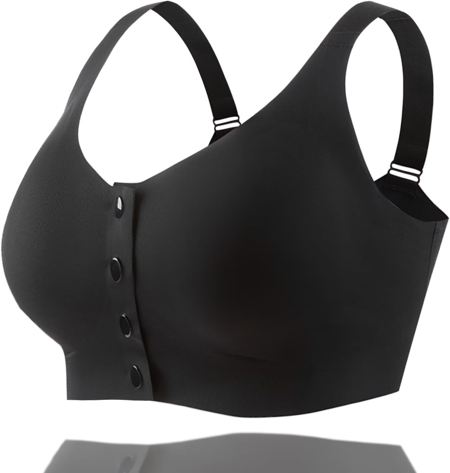 Seamless Front Closure Mastectomy Bra Post Surgery Pocket Bra for Breast Forms Breast Prosthesis Women's Daily Bra
