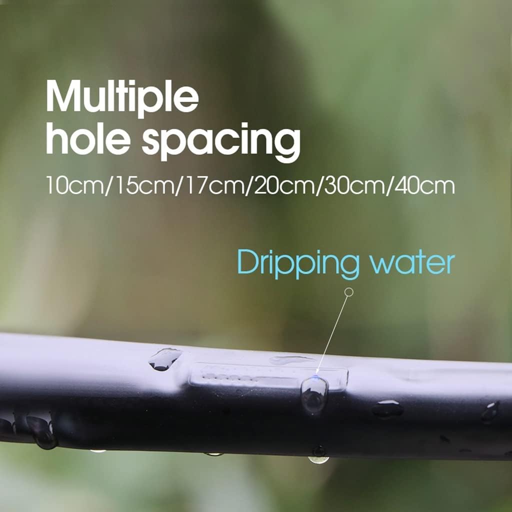 2pcs 16MM Drip Tape Agricultural Irrigation System Soaker Hose Greenhouse Farm Watering Tape with Emitter Dripper Space, for Irrigation Tubing (Color : Spacing 15cm, Size : 80m)