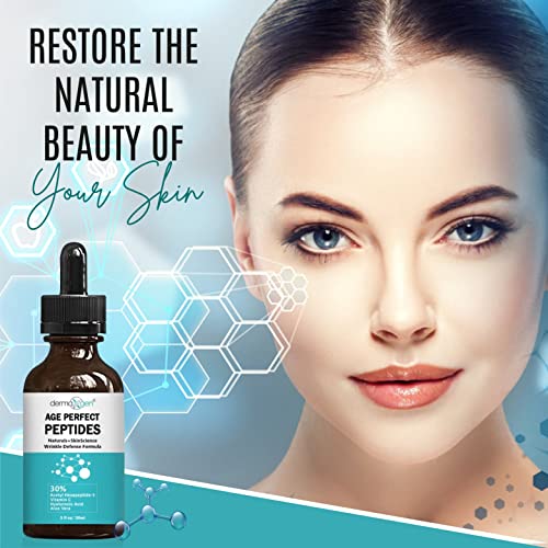 Dermaxgen - Age Perfecting Serum - Pure Organic Powerful Wrinkle Defense Formula / Reduce Sun Spots, Facial Aged Wrinkles 1 Oz. #TOP2