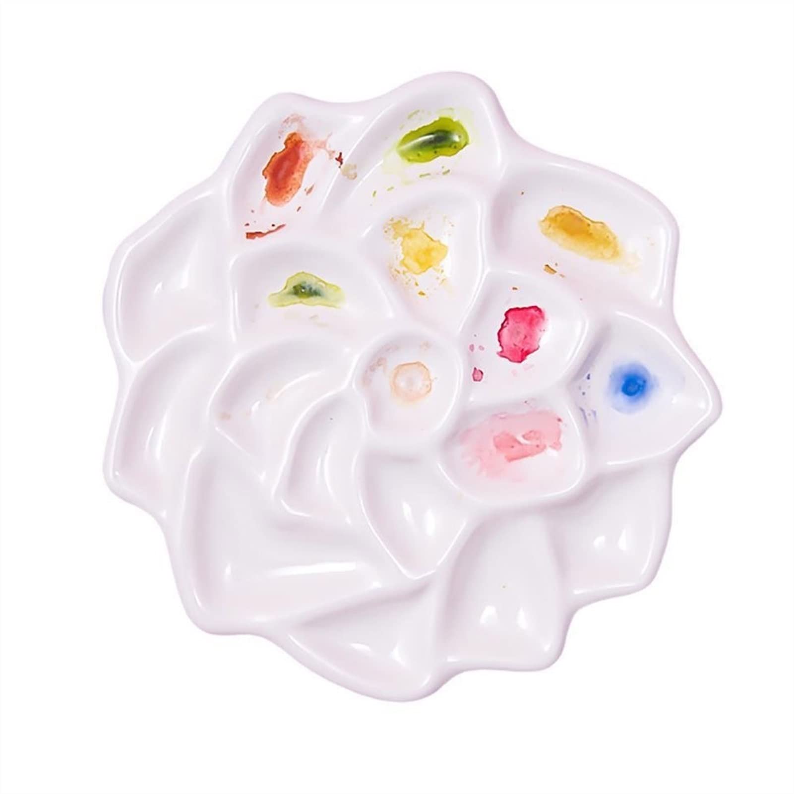 Paleta Artysty Porcelany, Mieszana Paleta Akwareli Typu Różanego, Odpowiednia Do Akwareli, Gwaszu, Malarstwa Olejnego Itp.