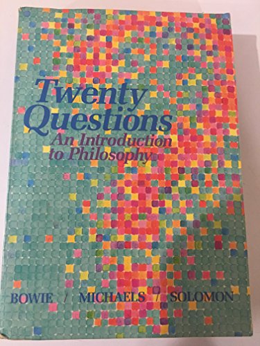 Twenty Questions: An Introduction to Philosophy 0155923889 Book Cover