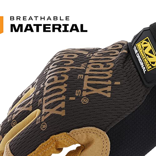 Mechanix Wear: The Original Leather Work Gloves - Abrasion Resistant, Durable (Medium, Brown/Black) by Mechanix Wear - Image 6