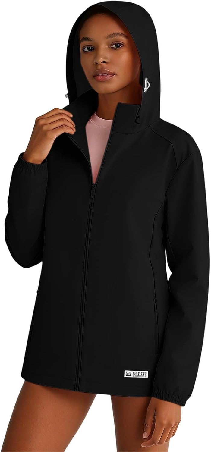 HGps8w UPF 50+ Sun Protection Hoodie for Women Breathable Summer Full Zip Outdoor Lightweight Sun Jackets with Pockets