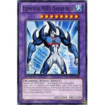 Yugioh Lcgx En062 Unlimited Ed Elemental Hero Marine Neos Common Card Legendary Collection 2 Single Card Amazon Co Uk Toys Games