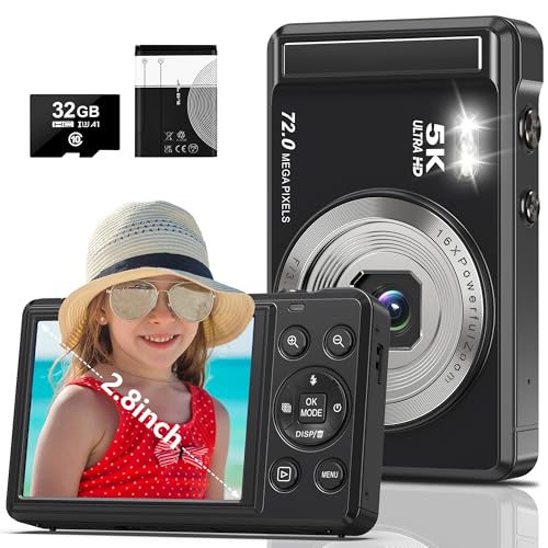 Amazon | デジカメ 4K デジタルカメラ コンパクト 4K録画 6400万画素