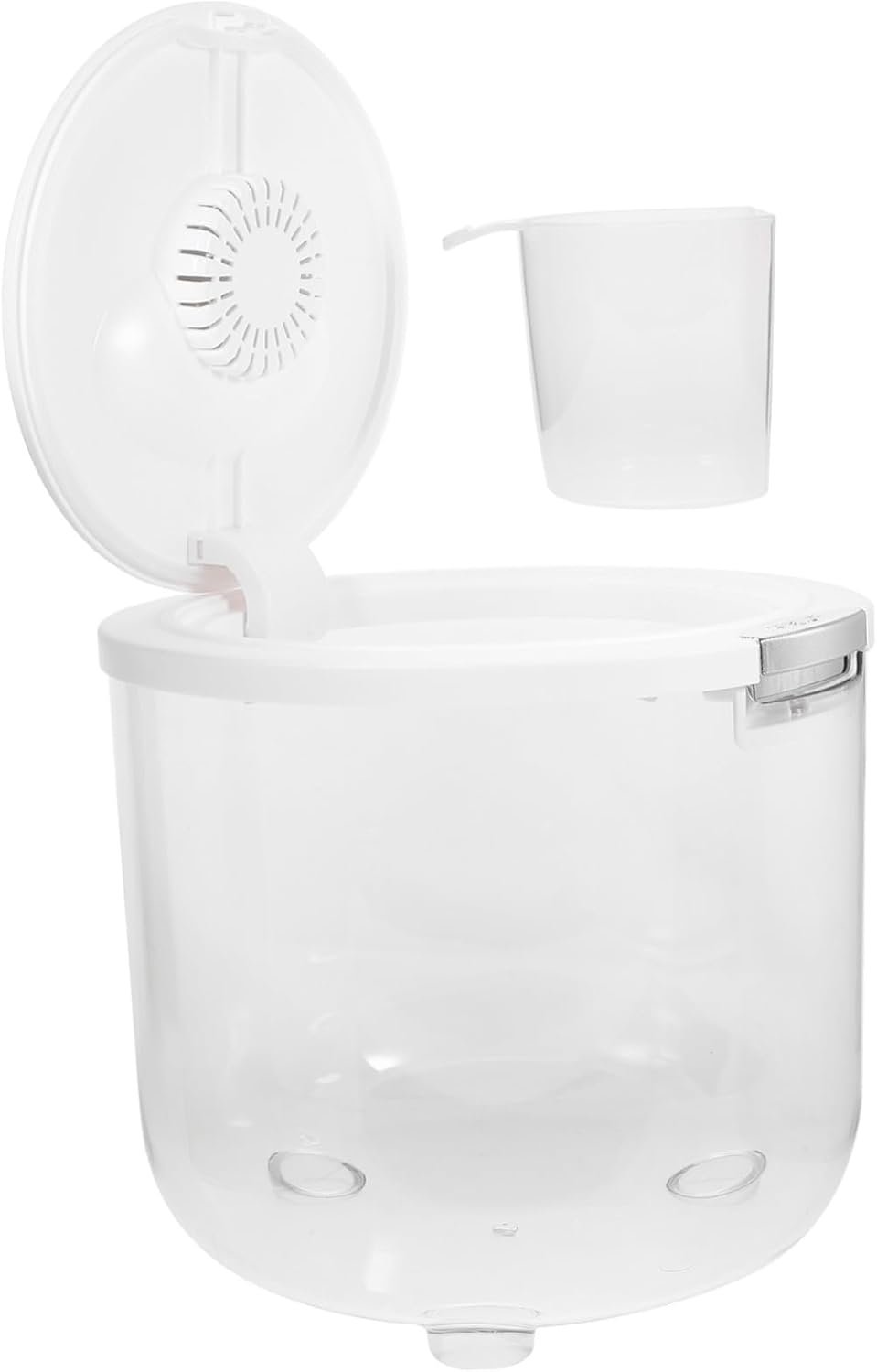 Mikinona Airtight Rice Storage Container Capacity Food Bucket for Cereal Flour and Grains Multi-functional Kitchen Storage for Organized Pantry Use