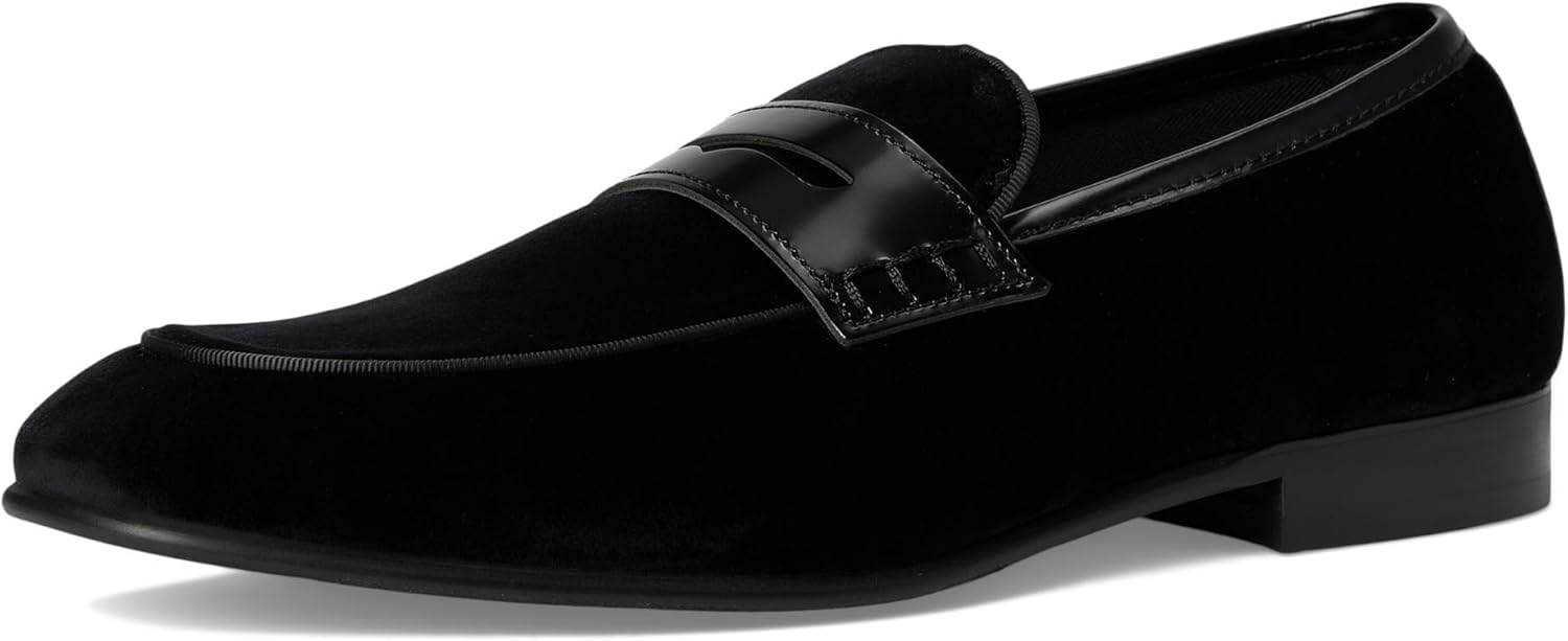 Steve Madden Mens Santee Dress Loafer, Black Velvet, 10 - Image 12